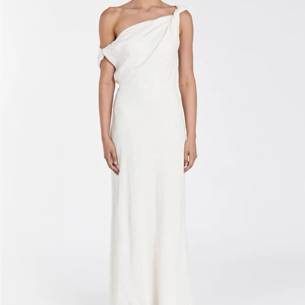 Dissh White One-Shoulder Dress
